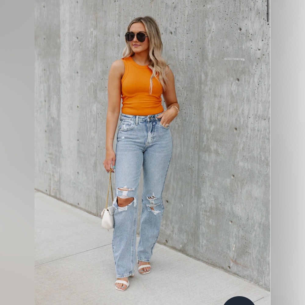 SID High Rise Medium Wash Jeans